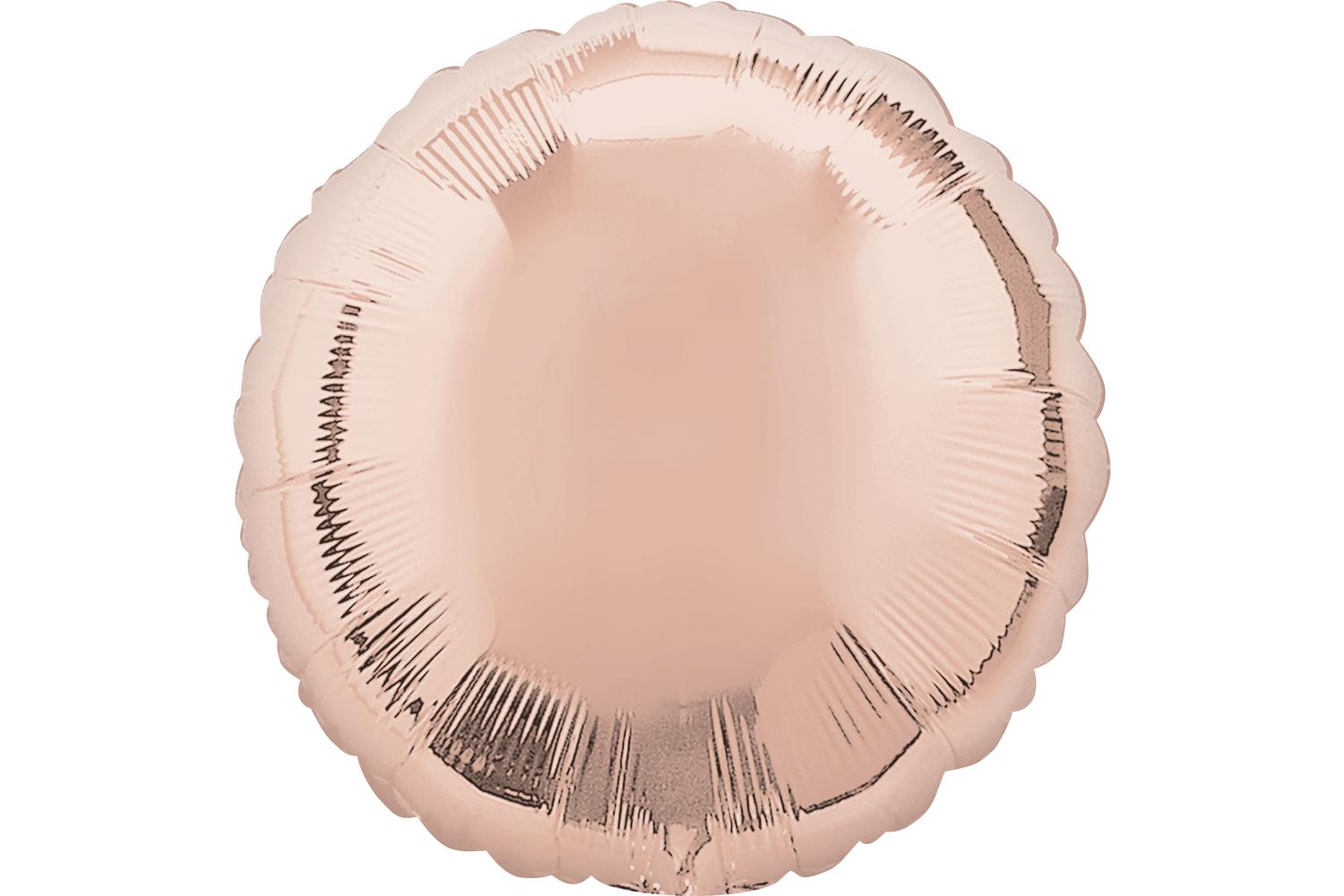 Amscan | 3679102 | Rose Gold Circle Jumbo Foil Balloons G20