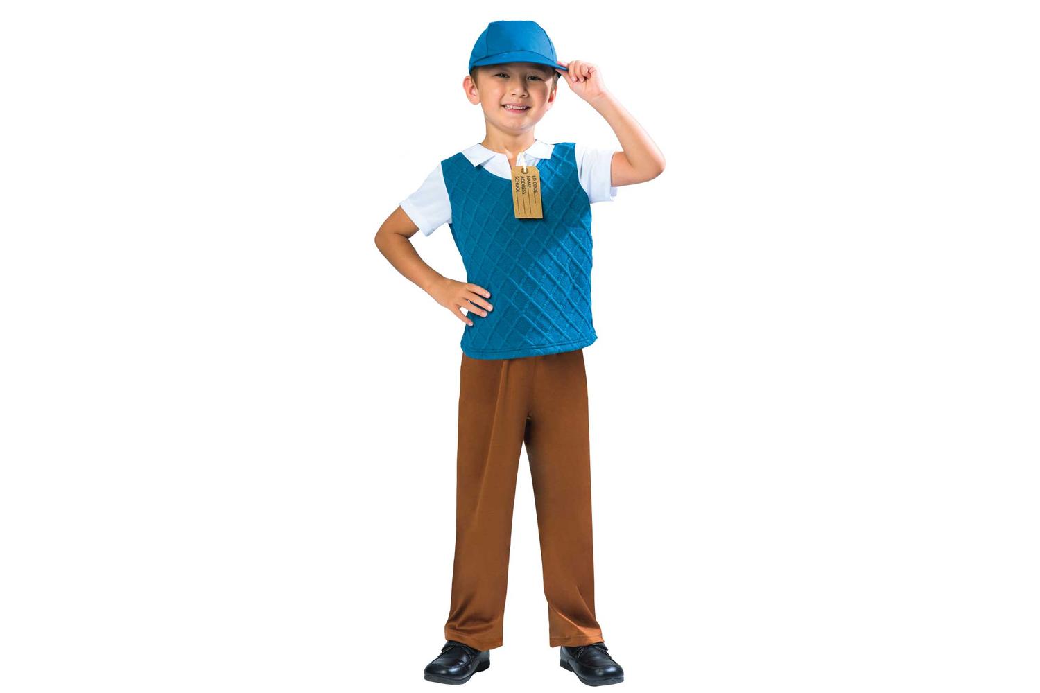 Amscan | 9901707 | Evacuee Boy Costume - Age 7-8 Years-2
