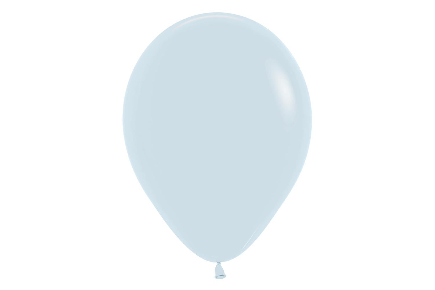 Amscan | 20001968 | Fashion Colour Solid White 005 Latex Balloons 5"/13cm-2