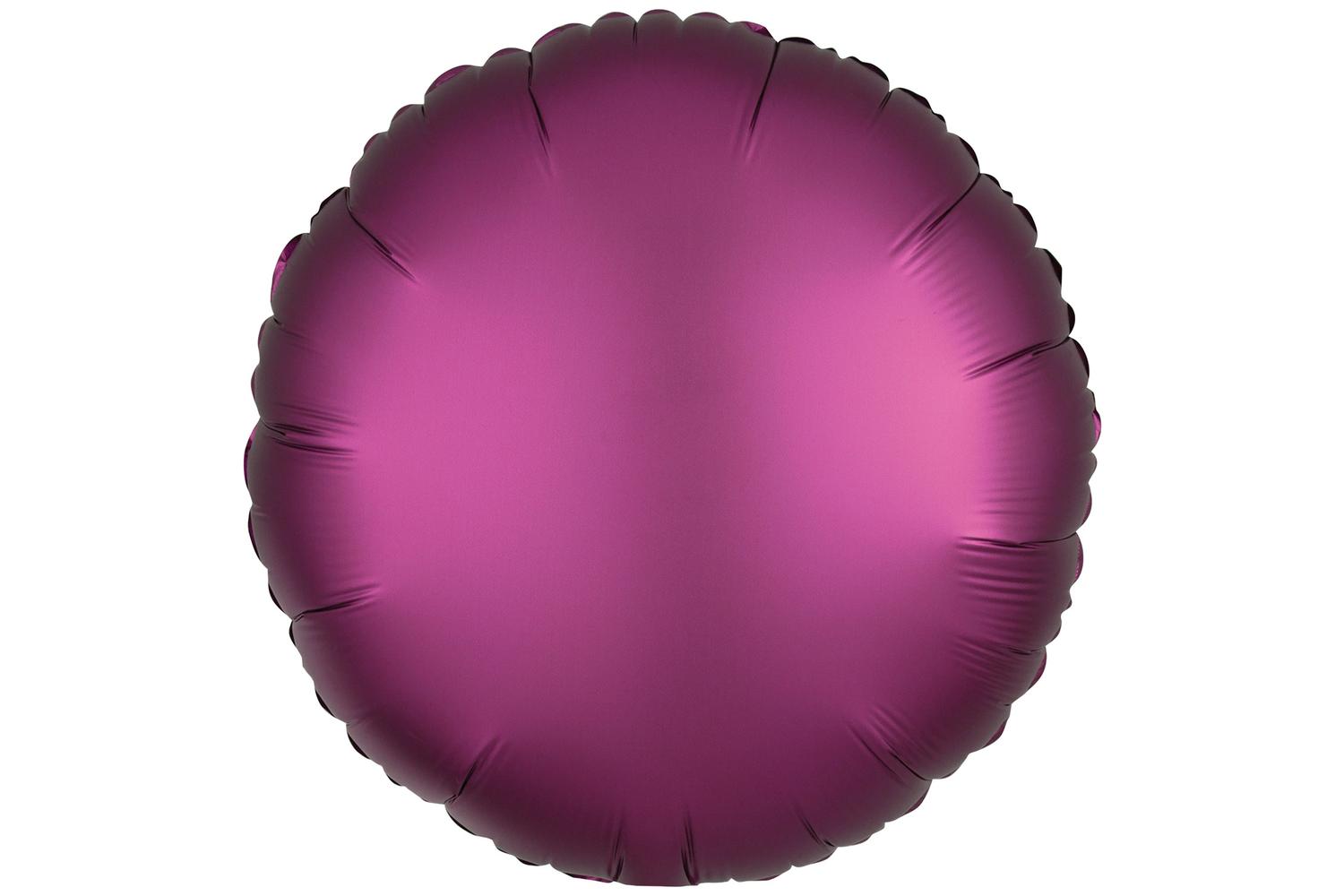 Amscan | Ams-9914071 | Metallic Fuchsia Round Pkg