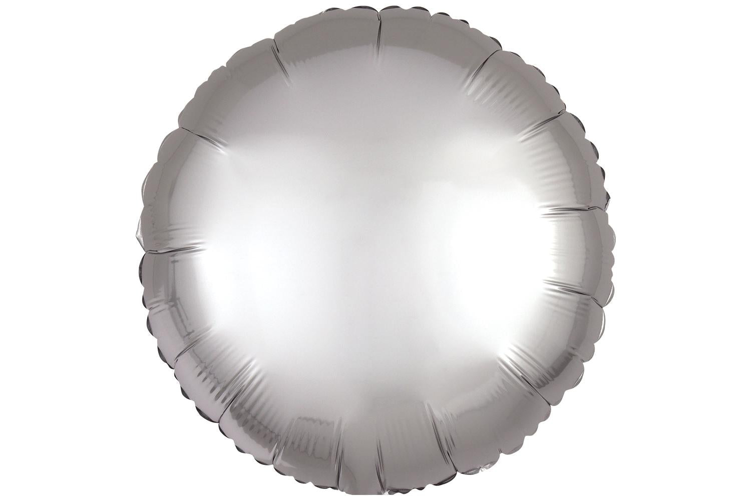 Amscan | Ams-9914125 | Silk Lustre Silver Round Pkg