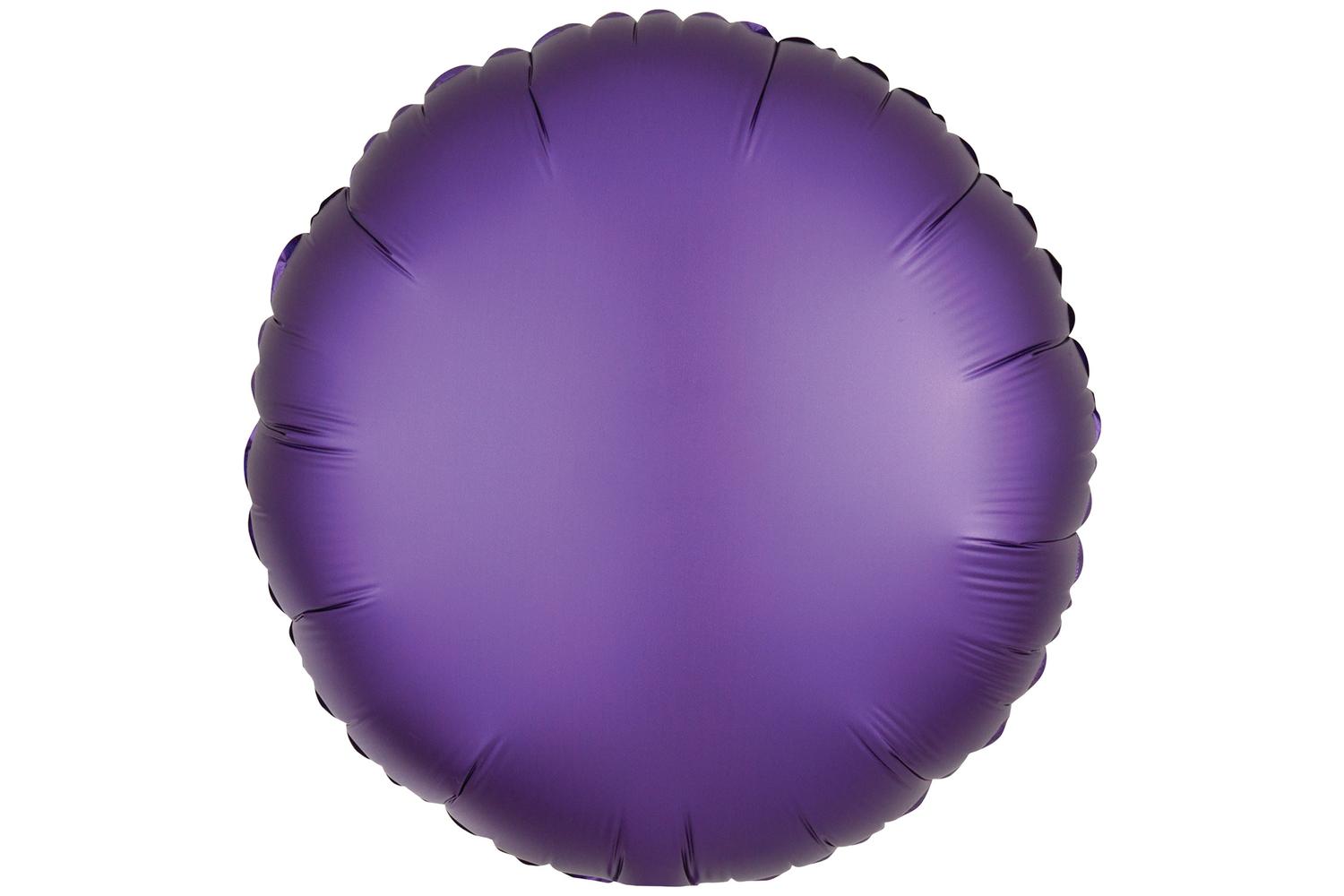 Amscan | Ams-9914128 | Silk Lustre Purple Round Pkg