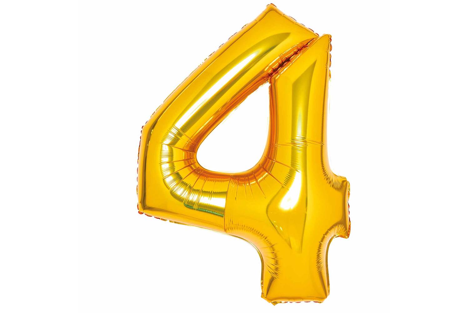 Amscan | Ams-9913077 | Large Number Gold 4-2
