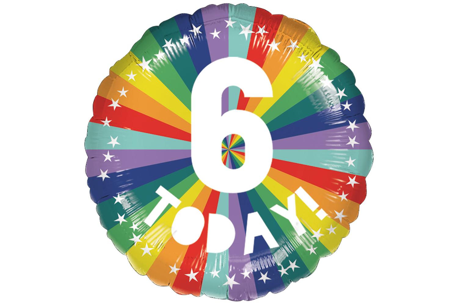 Amscan | Ams-9914491 | Happy Birthday Ess 6 Foil Ball