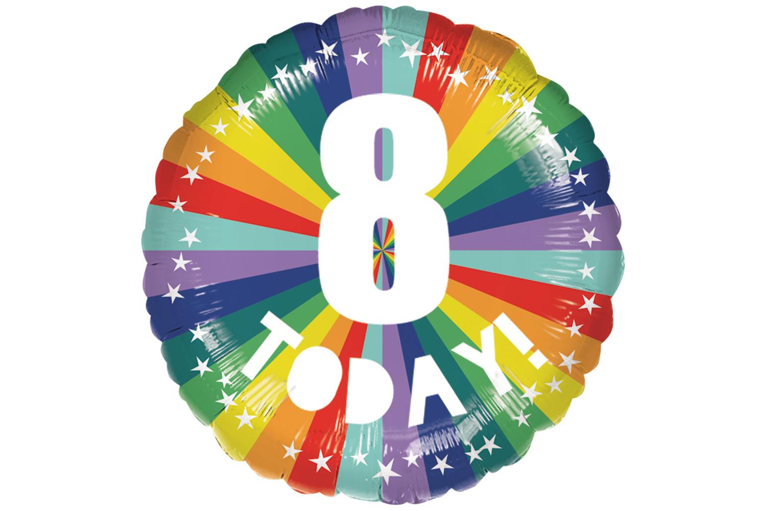 Amscan | Ams-9914493 | Happy Birthday Ess 8 Foil Ball-2