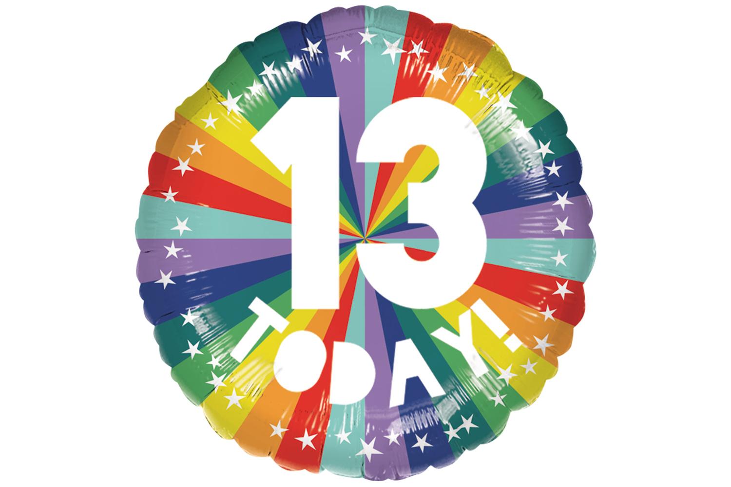 Amscan | Ams-9914496 | Happy Birthday Ess 13 Foil Bal