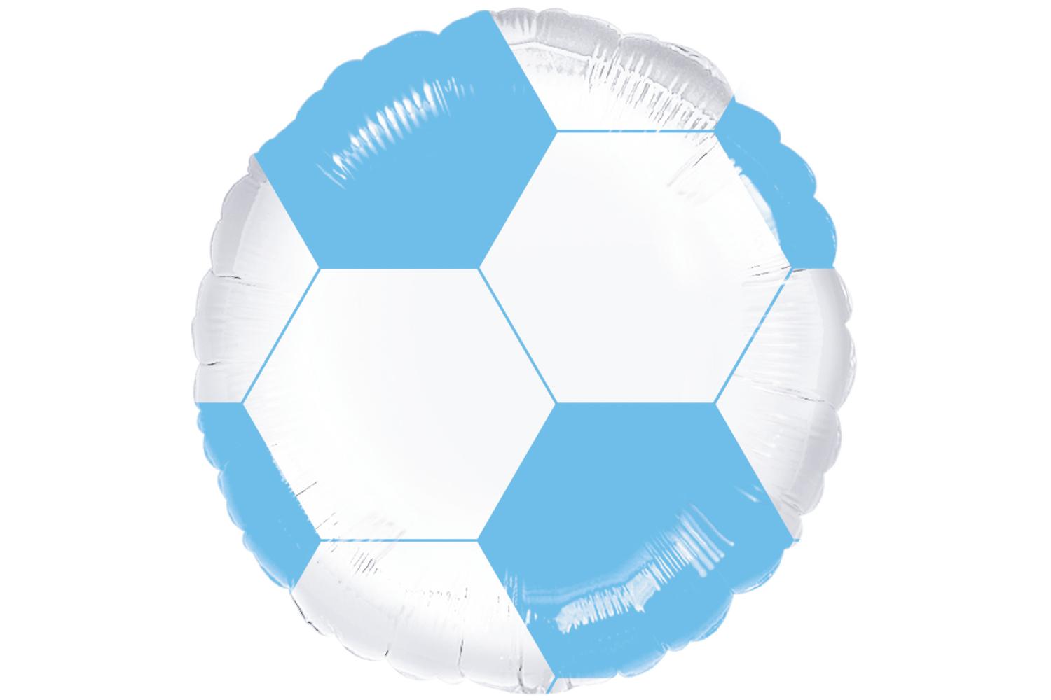 Amscan | Ams-9915988 | Light Blue & White Football Fb-2