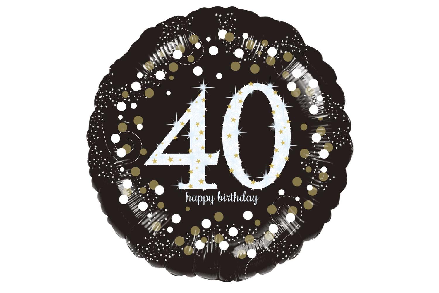 Amscan | Ams-9916502 | Sd-c: Sparkling Birthday 40