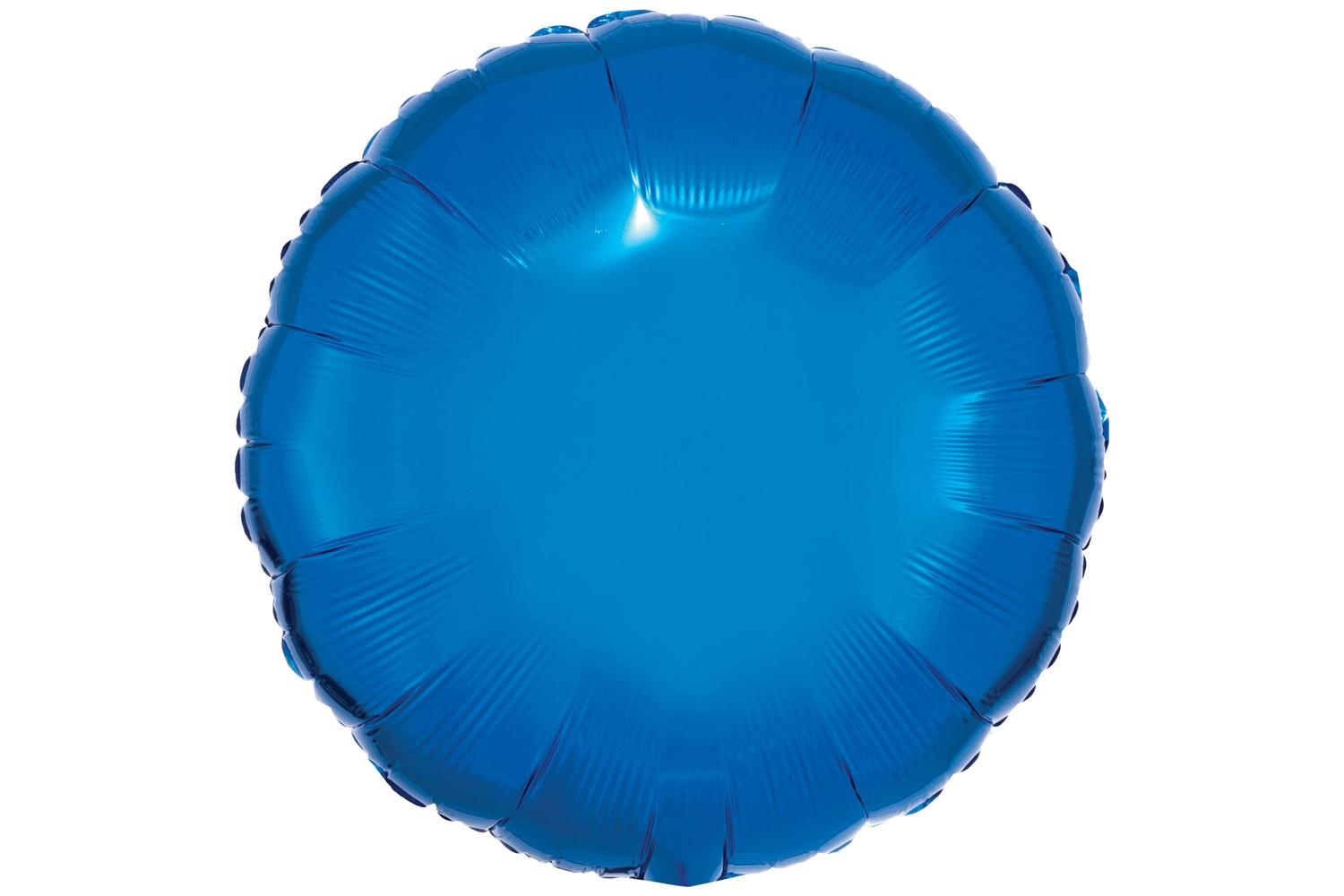 Amscan | Ams-9914068-92 | Metallic Blue Round Bulk-2