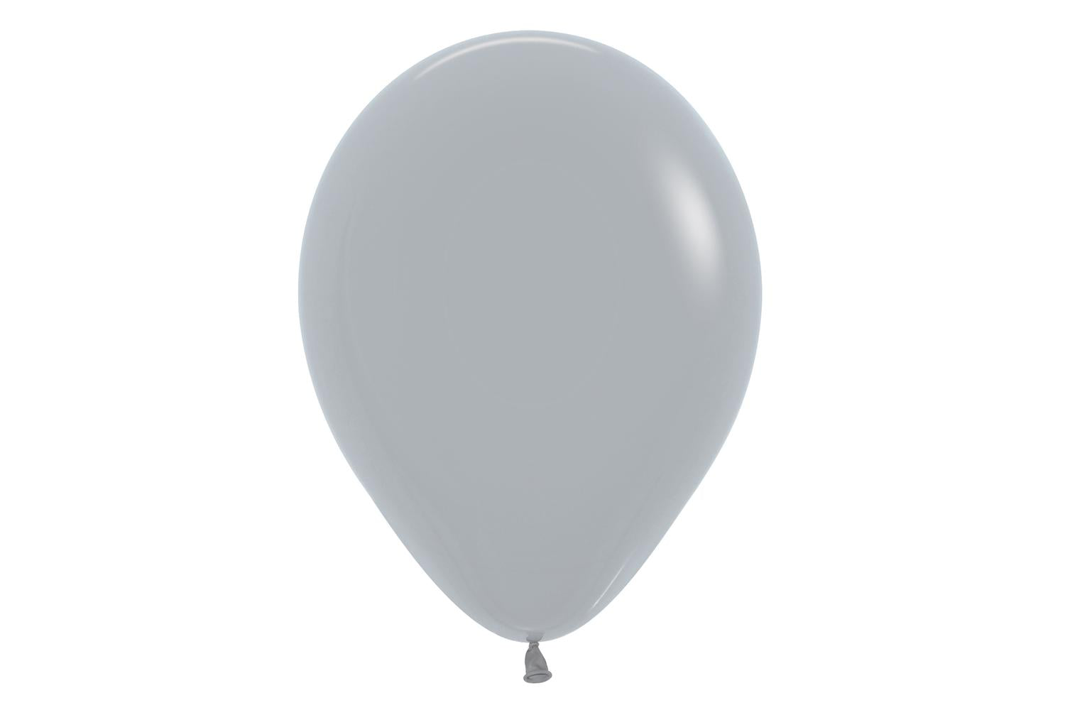 Amscan | 20000782 | Fashion Colour Solid Grey 081 Latex Balloons 12