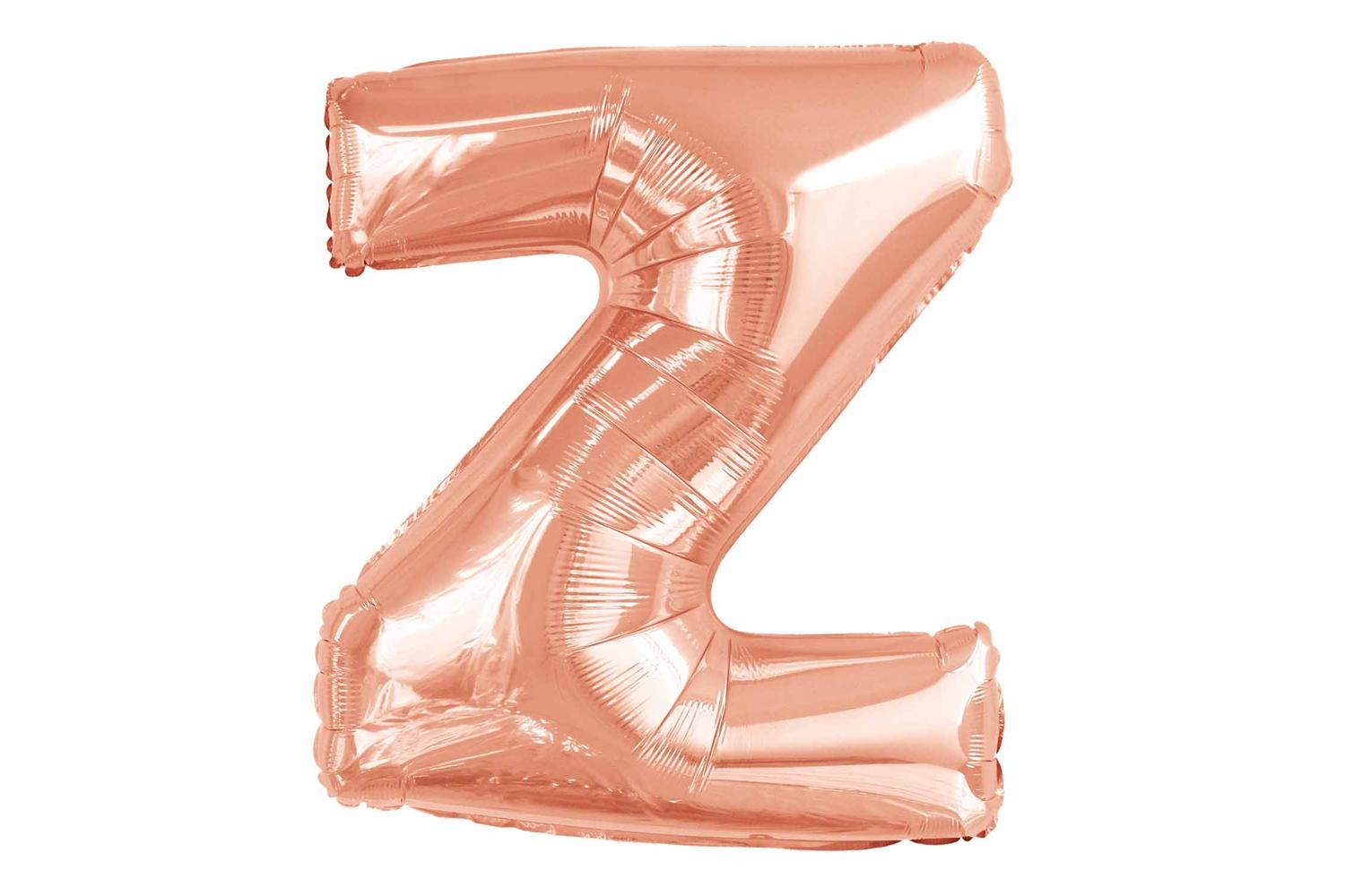 Amscan | Ams-9915588 | Large Letter Z Rose Gold