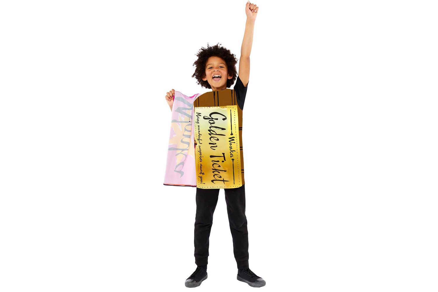 Amscan | Ams-9916197 | Goldenticket Wonkabar Kid 8-12