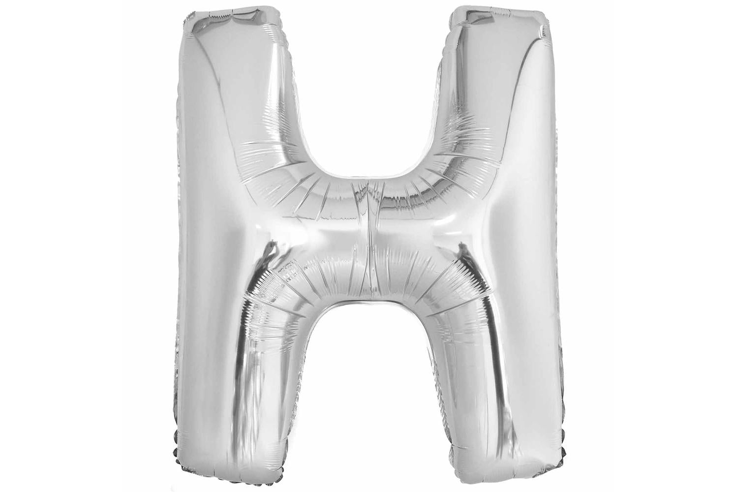 Amscan | Ams-9915602 | Large Letter 'h' Silver-2