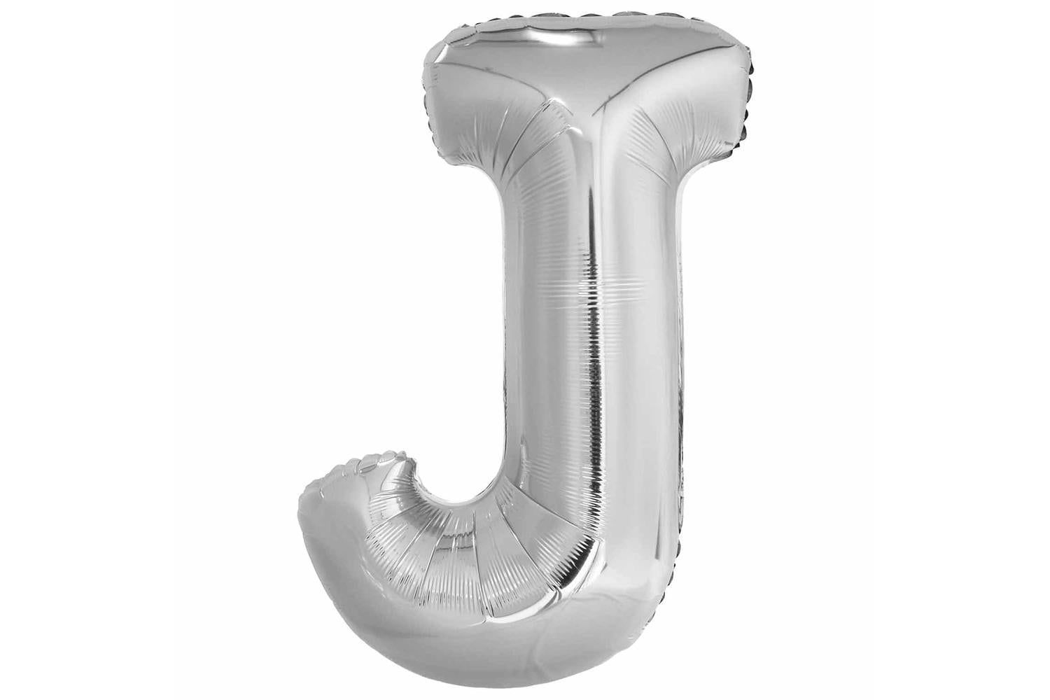 Amscan | Ams-9915604 | Large Letter 'j' Silver-2