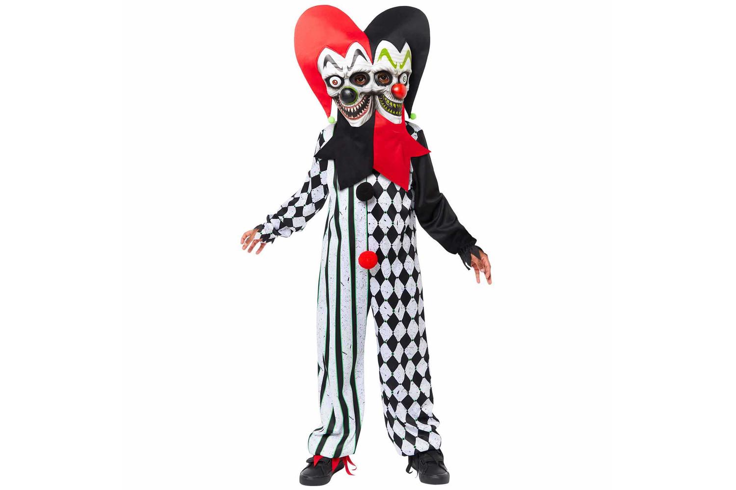 Amscan | Ams-9917857 | Two Faced Jester Clown 4-6yrs