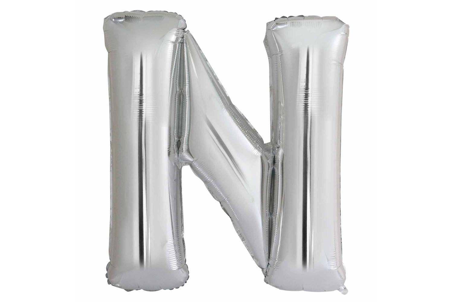 Amscan | Ams-9915608 | Large Letter 'n' Silver-2