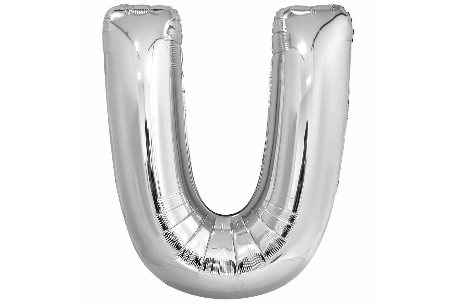 Amscan | Ams-9915615 | Large Letter 'u' Silver-2