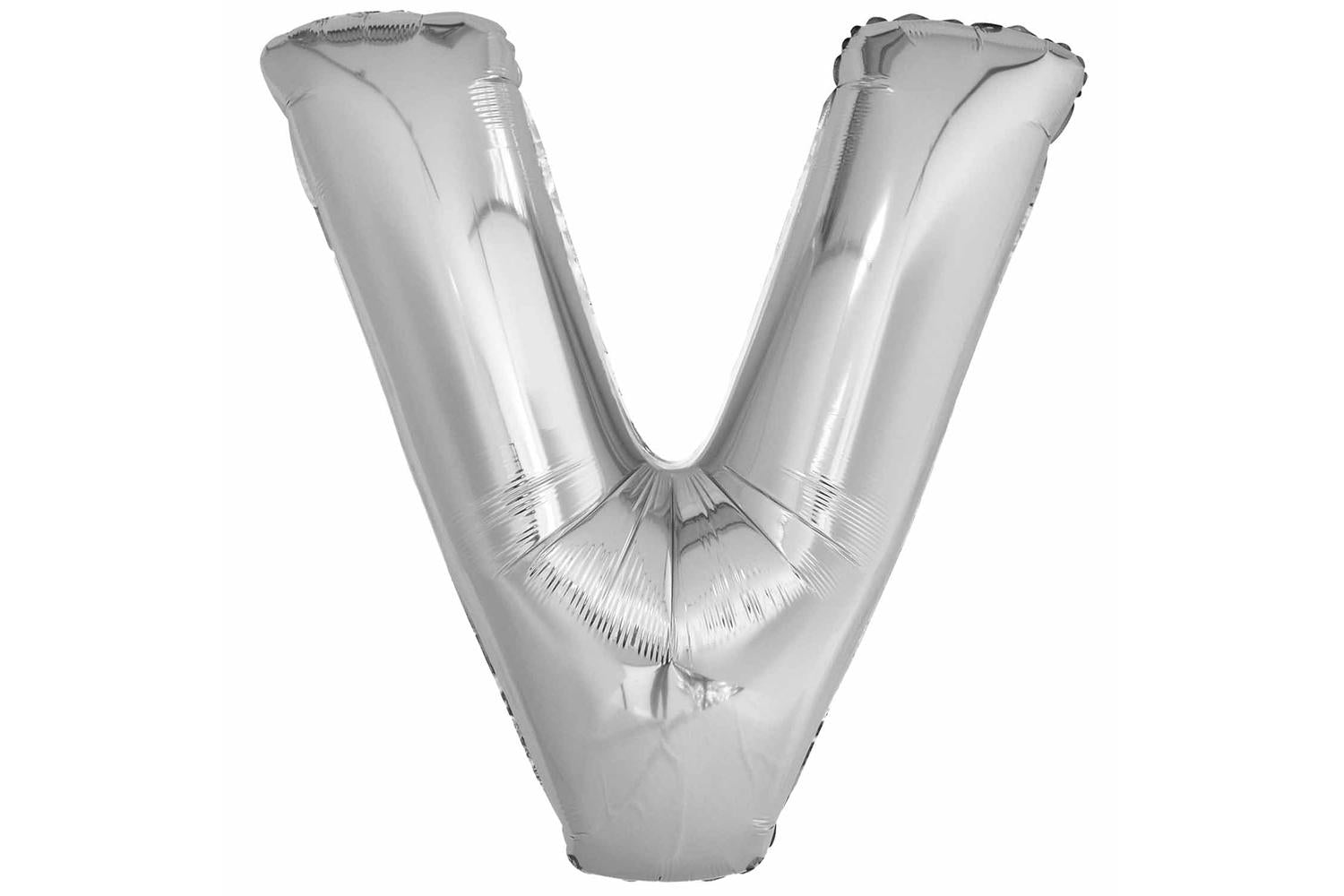Amscan | Ams-9915616 | Large Letter 'v' Silver