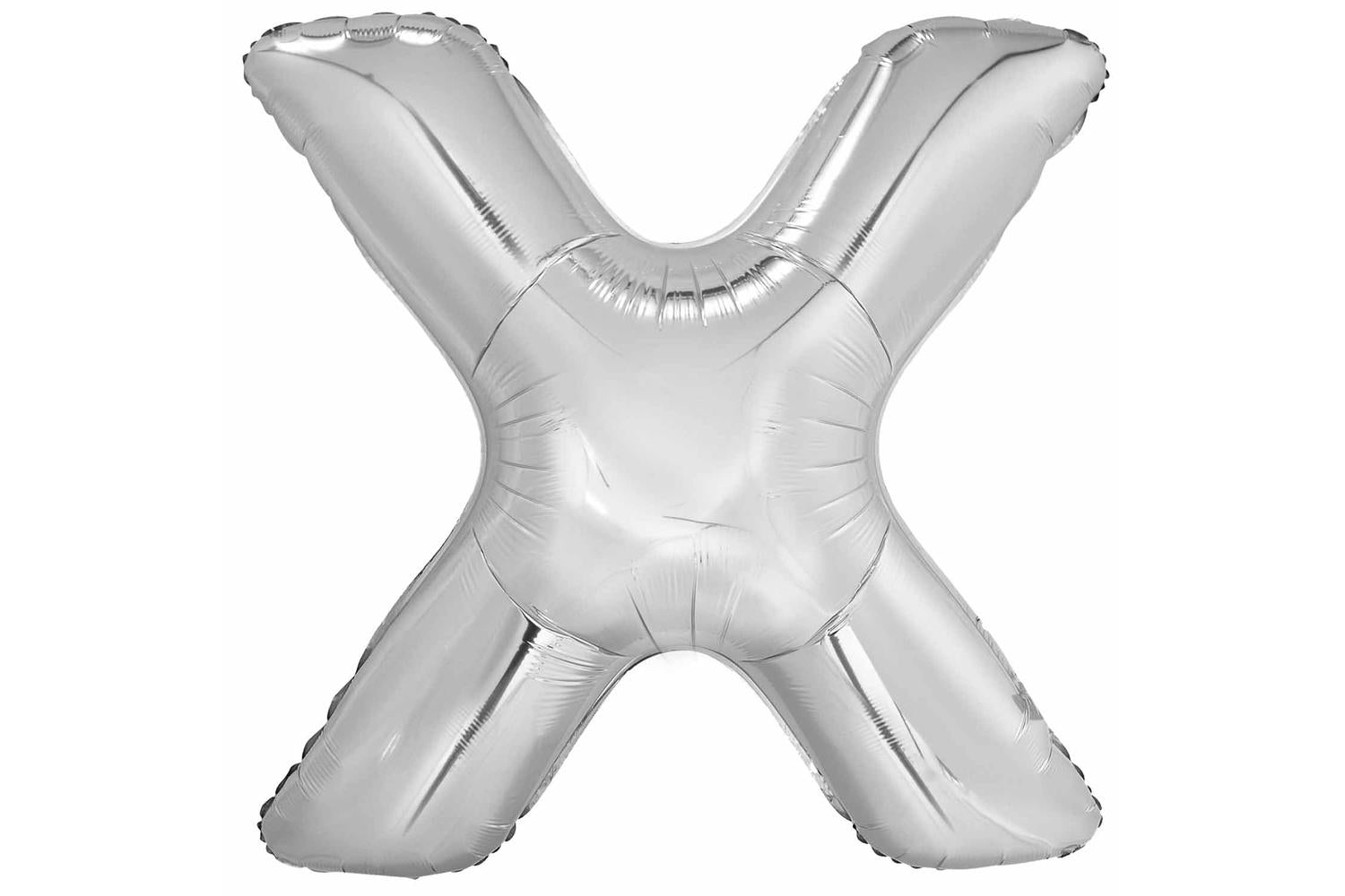 Amscan | Ams-9915618 | Large Letter 'x' Silver-2