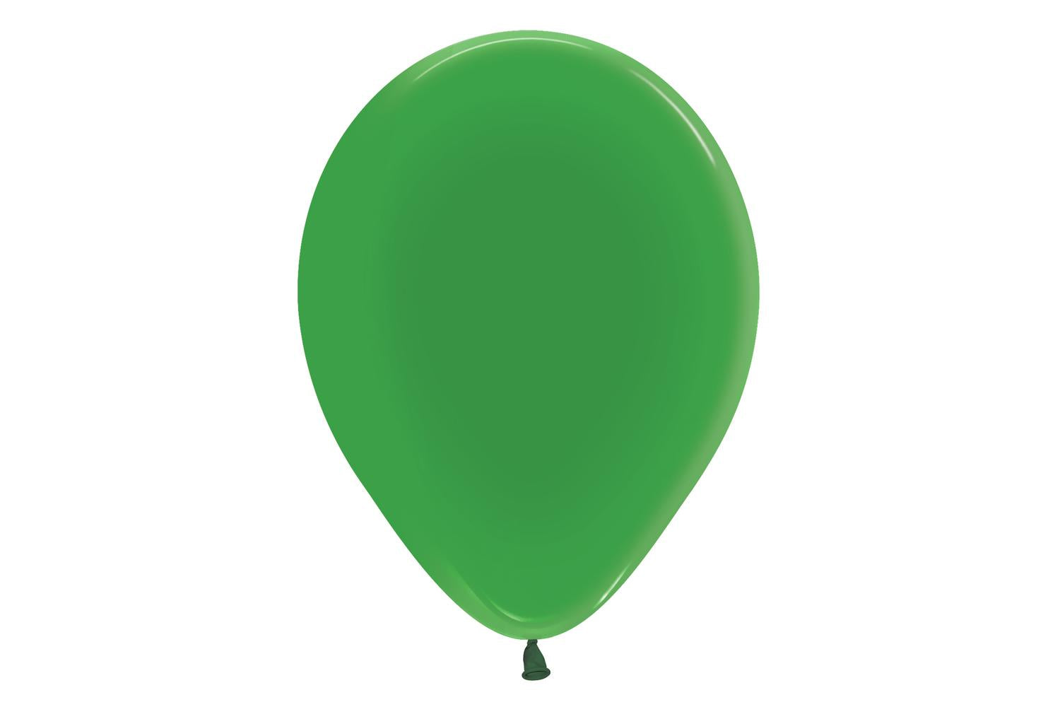 Amscan | 20002004 | Crystal Solid Green 330 Latex Balloons 5"/13cm-2