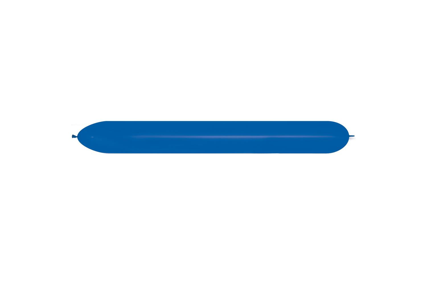 Amscan | 20001163 | Link-o-loon 660 Fashion Colour Solid Royal Blue 041 Latex Balloons-2
