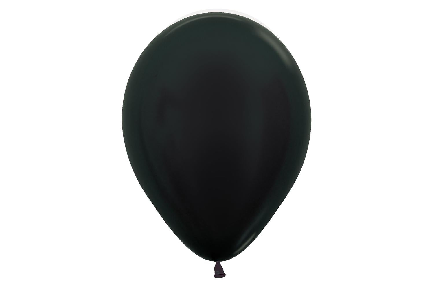 Amscan | 20010742 | Metallic Solid Graphite 578 Latex Balloons 5"/13cm-2