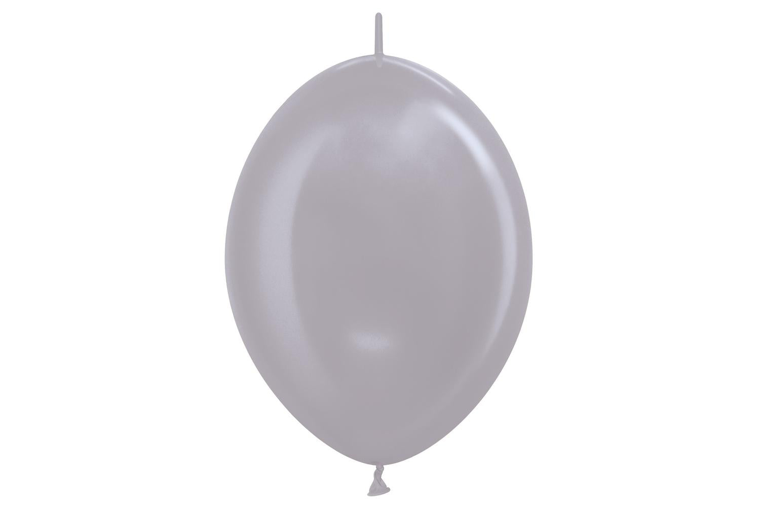Amscan | 20010667 | Satin Link-o-loon Solid Greige 479 Latex Balloons 12"/30cm-2