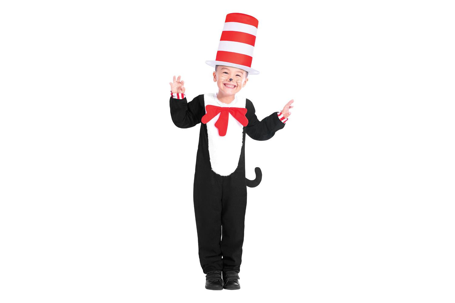 Amscan | 9908434 | Cat In The Hat Jumpsuit 3-4 Yr
