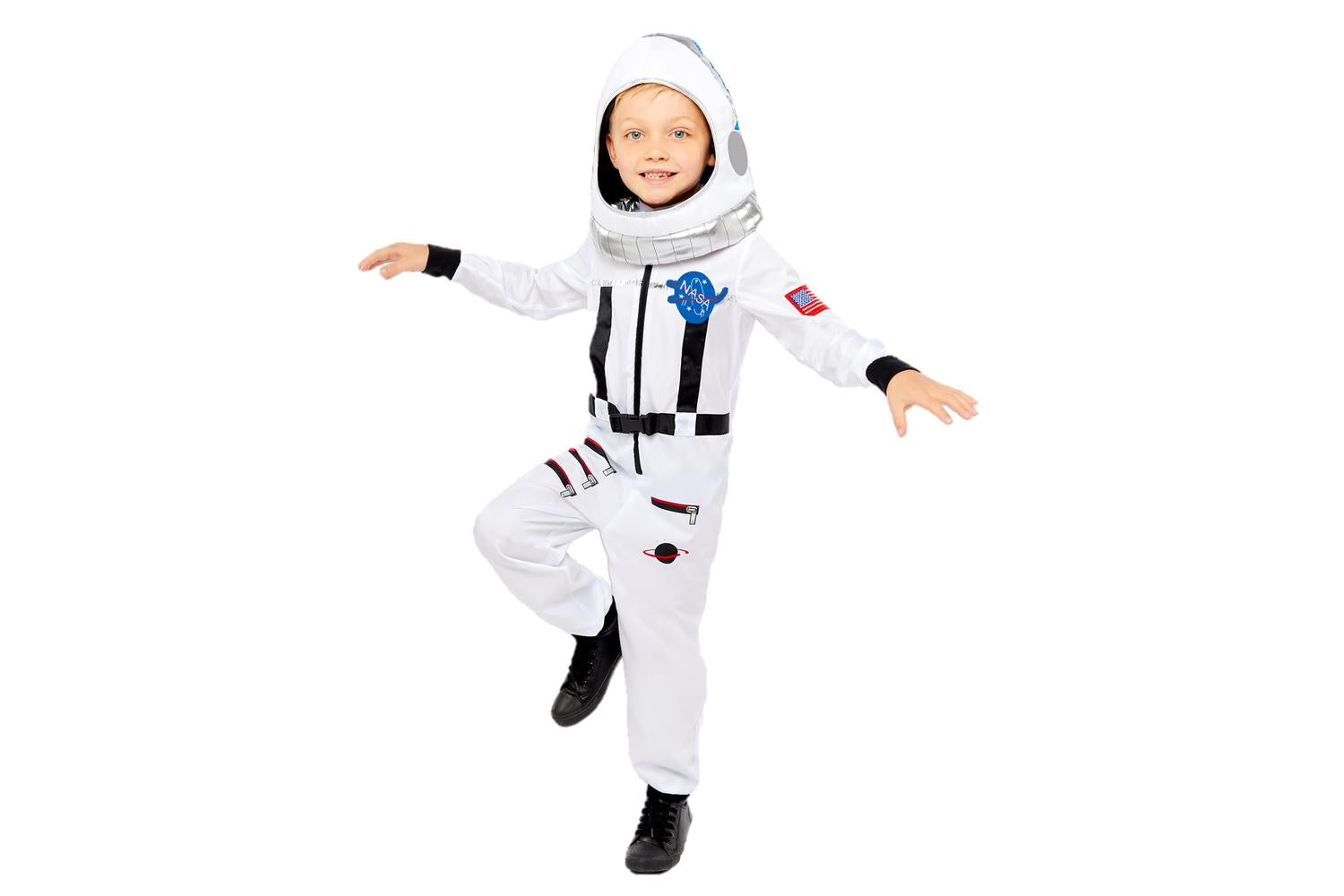 Amscan | 9908558 | Space Suit - White 8-10 Yrs
