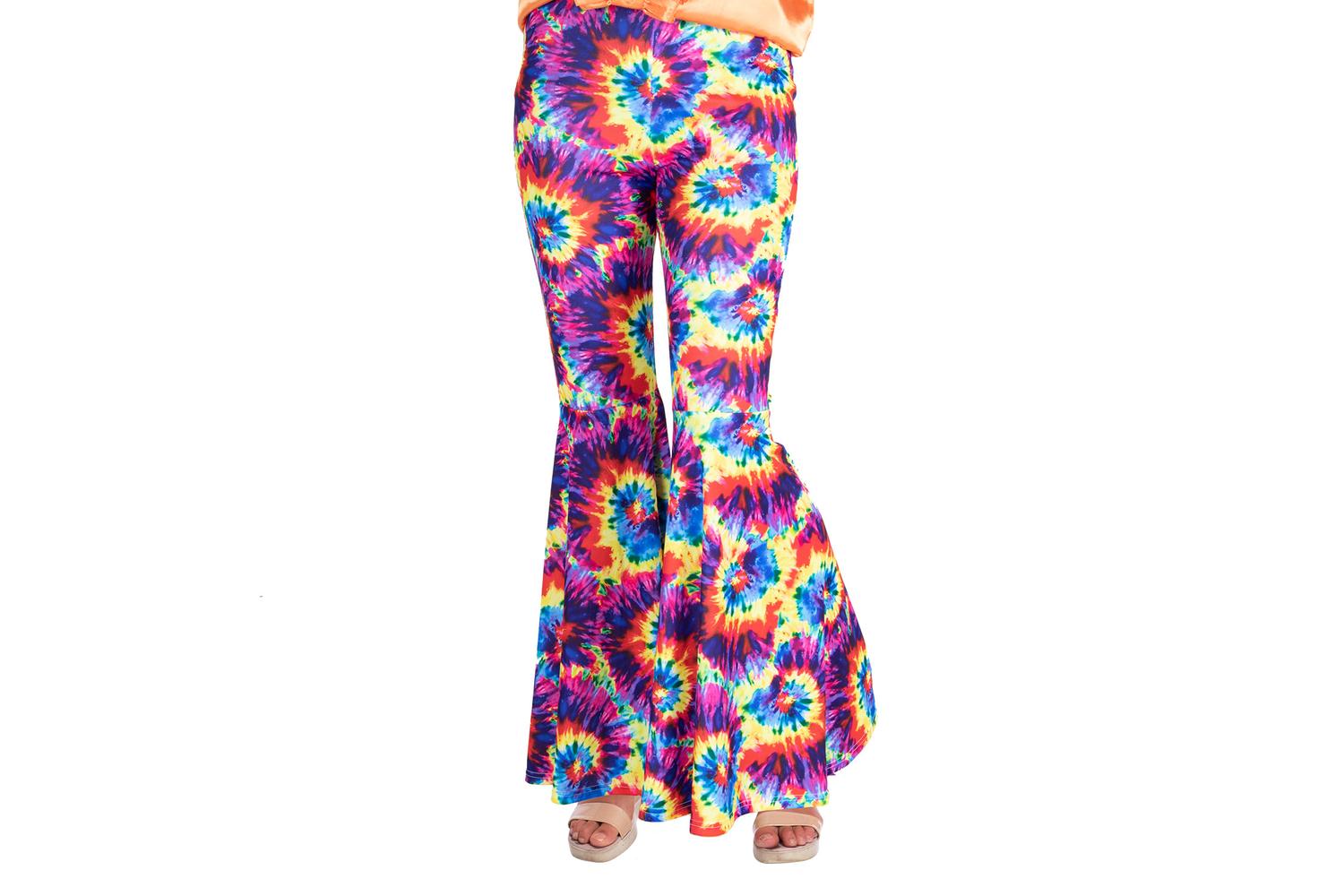 Amscan | 9907389 | Rainbow Tie Dye Flares Sz16-18
