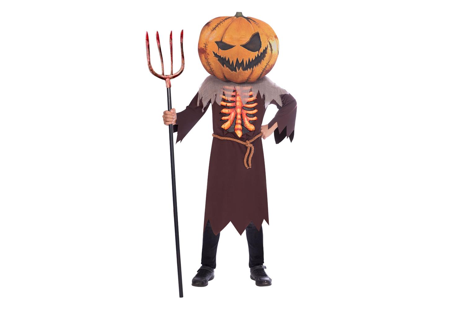Amscan | 9907139 | Scary Pumpkin Big Head 6-8 Yrs-2