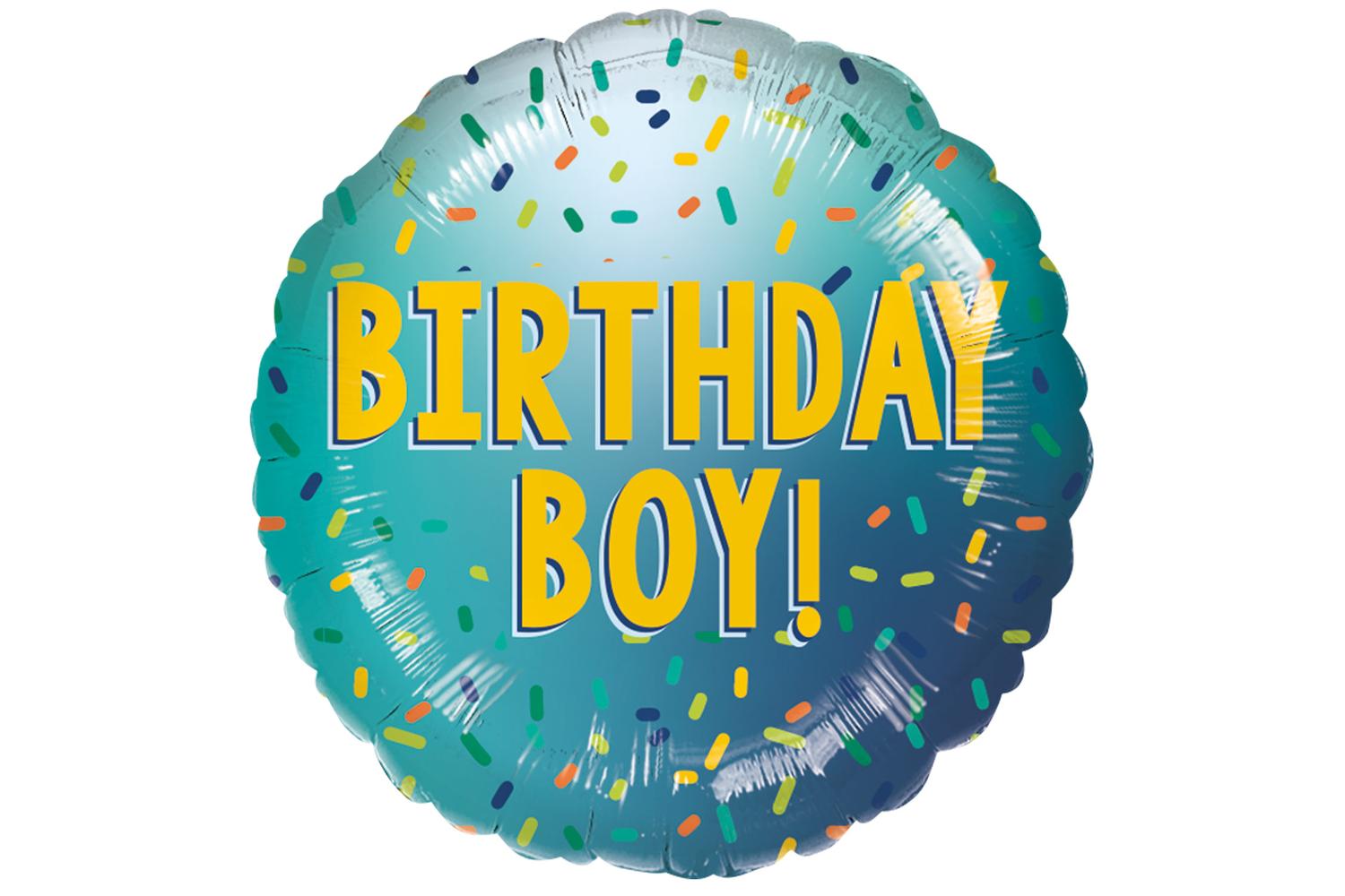 Amscan | Ams-9913841 | Birthday Boy Std Foil Balloon-2