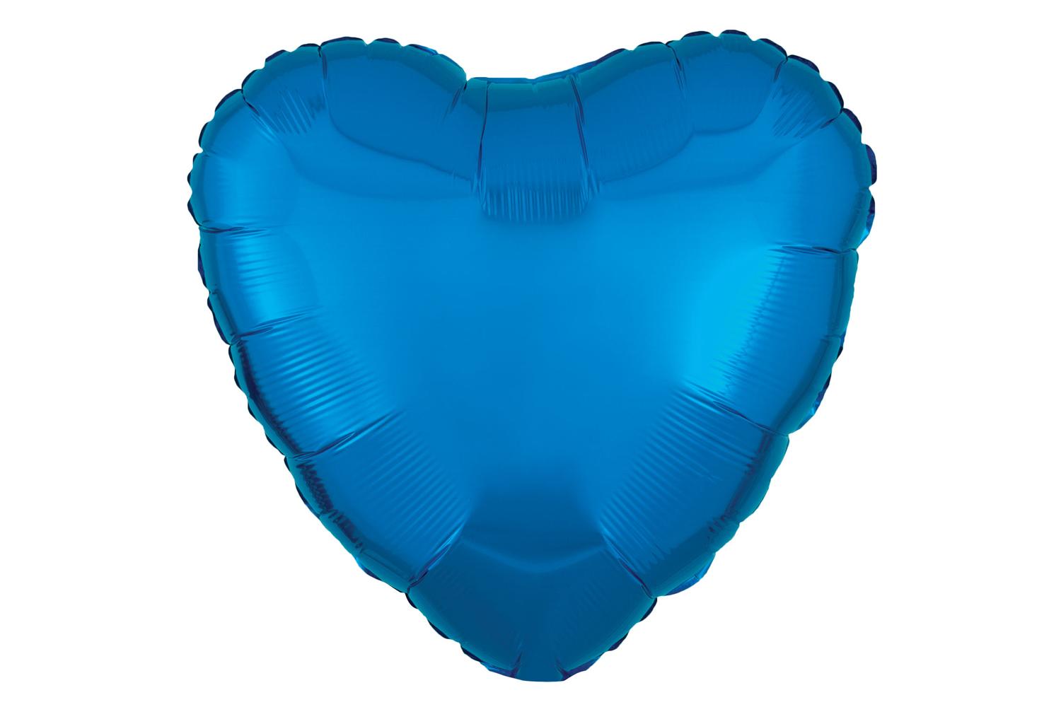 Amscan | Ams-9914069 | Metallic Blue Heart Pkg