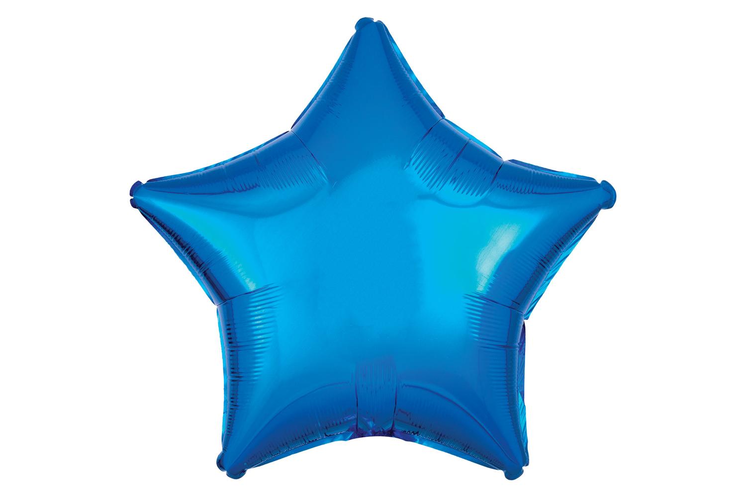 Amscan | Ams-9914070 | Metallic Blue Star Pkg-2