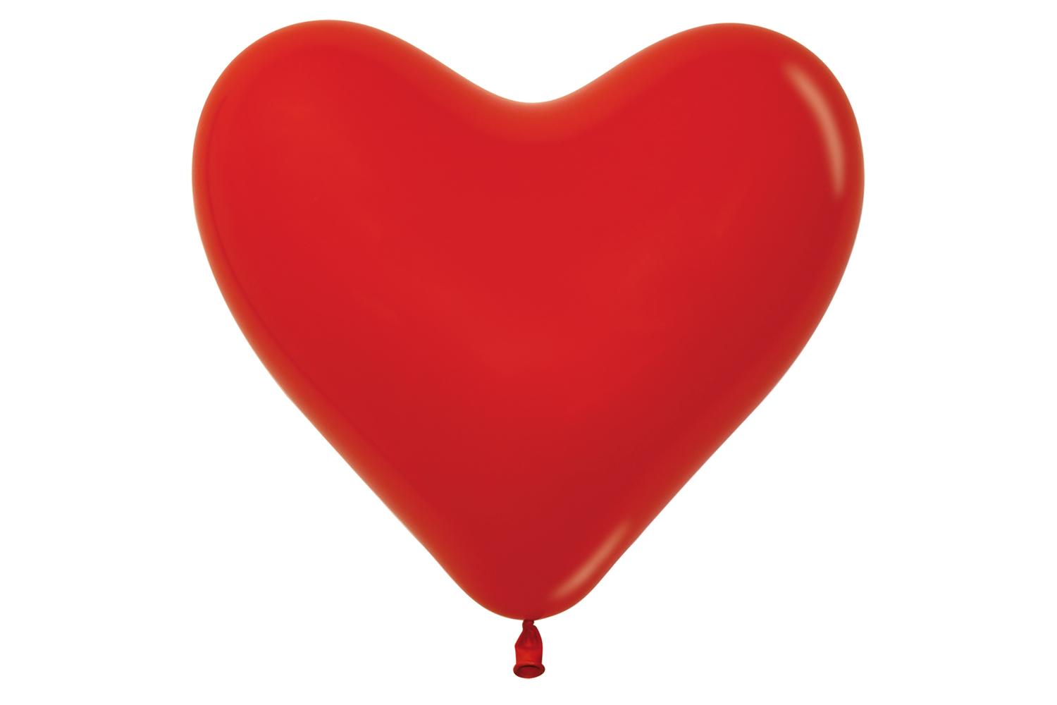 Amscan | 20002955 | Fashion Colour Heart Solid Assorted Latex Balloons 6