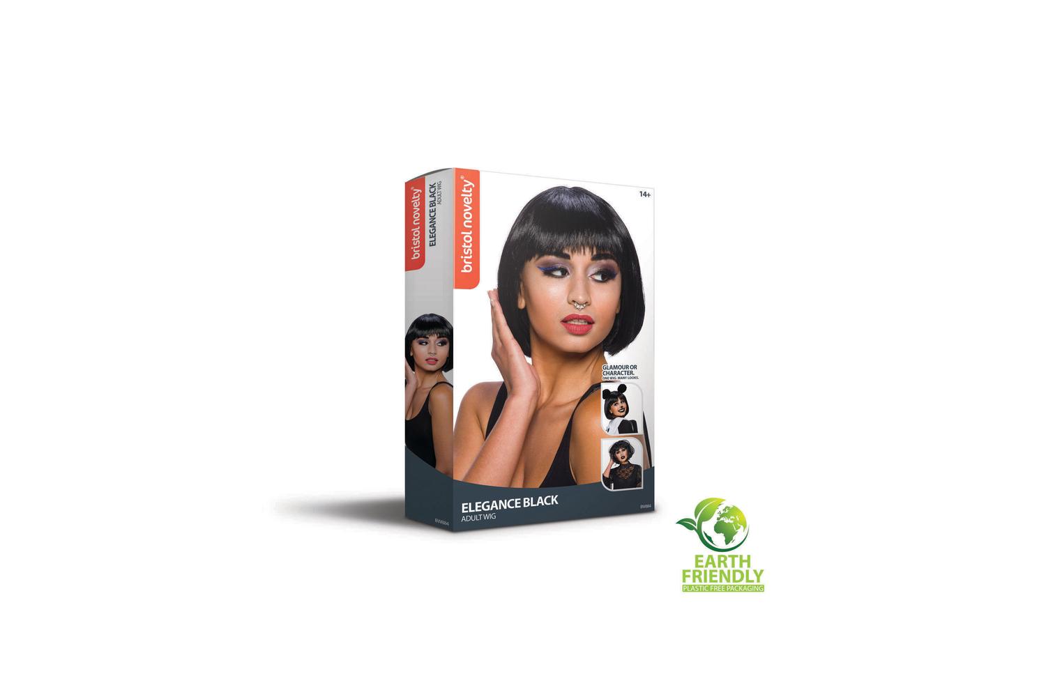 Rubies | Rb-bw884 | Black Bob Wig-3