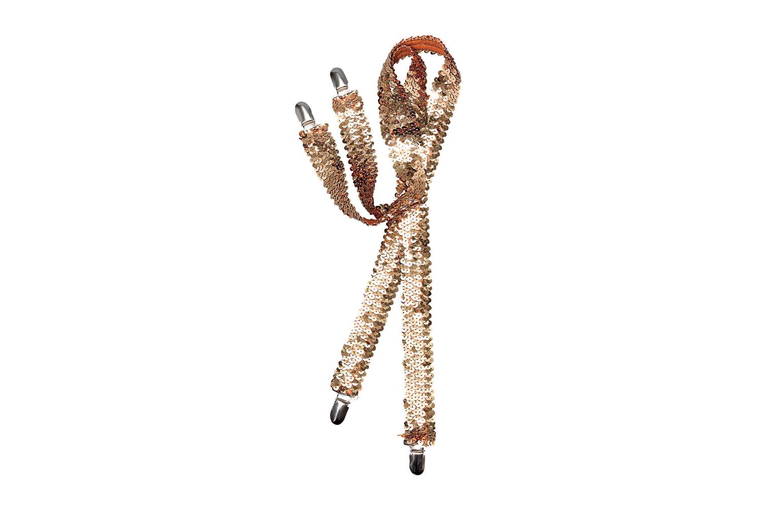 Rubies | Rb-ba1027 | Gold Sequin Braces