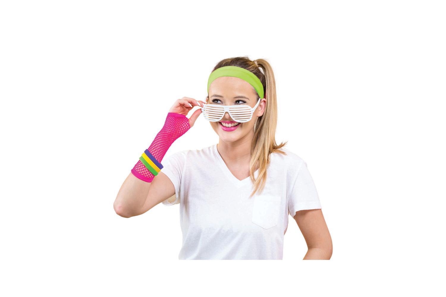 Rubies | Rb-ba895 | Neon Green Headband