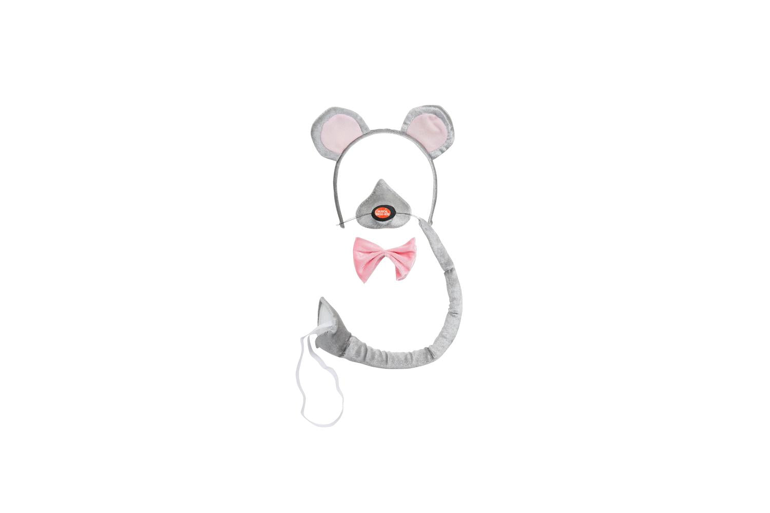 Rubies | Rb-ds107 | Mouse Set With Sound Ears, Nose, Bow Tie, Tail-2