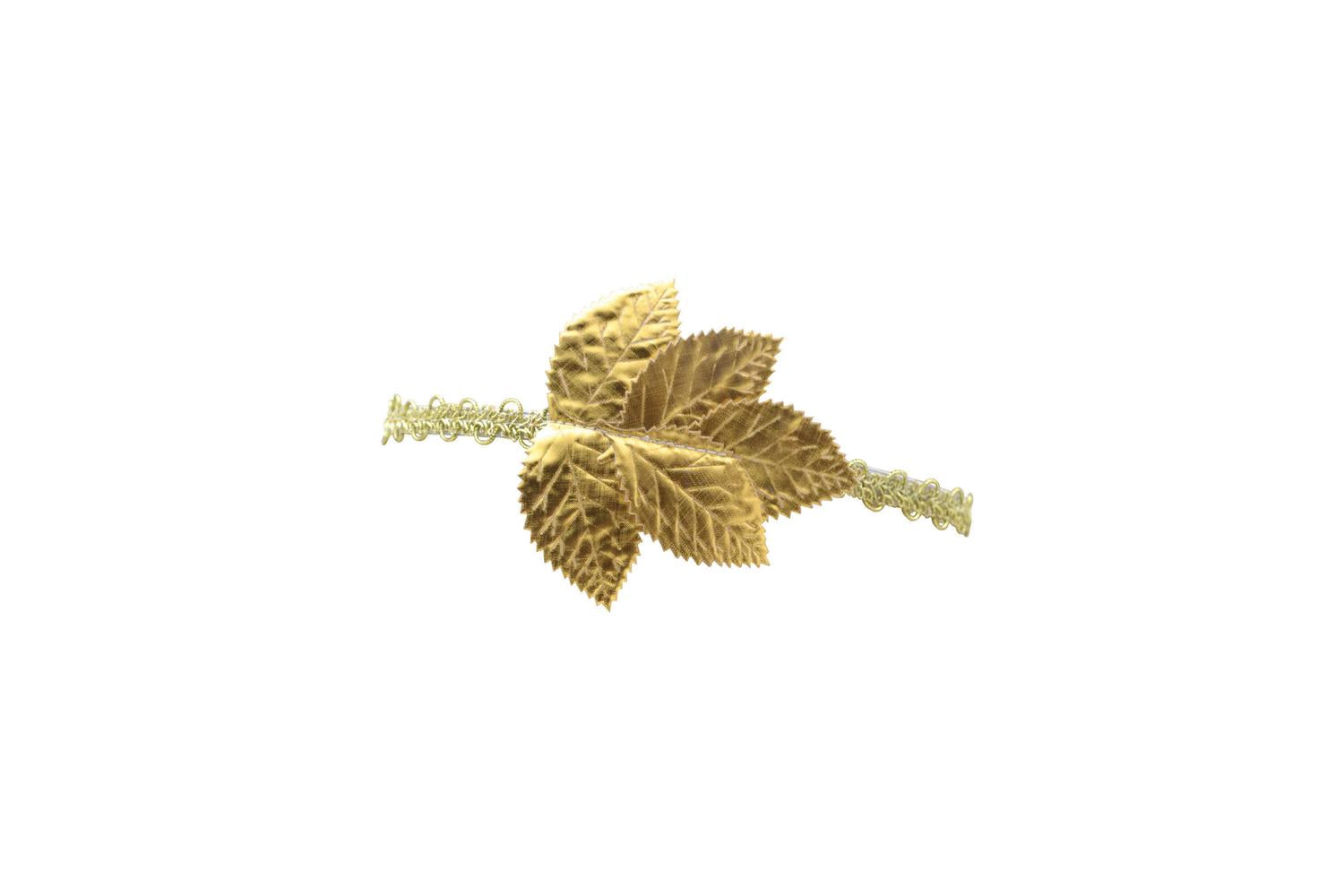 Rubies | Rb-ba412 | Gold Leaf Headband