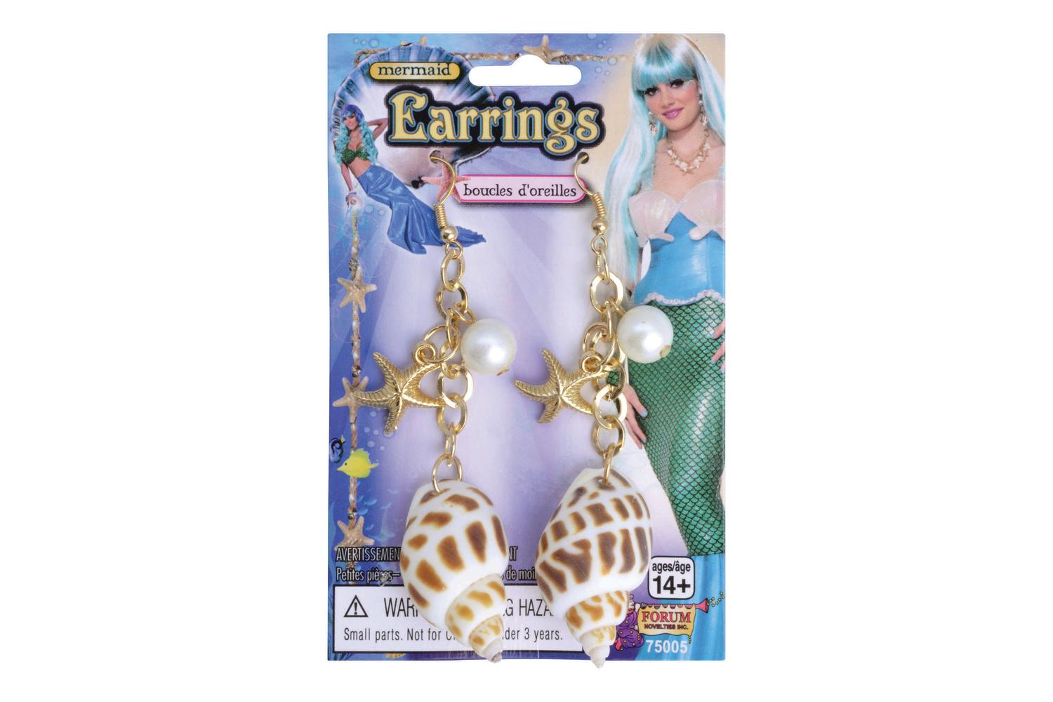 Rubies | Rb-x75005 | Ladies Mermaid Earrings Female Fancy Dress Woman's Jewellery