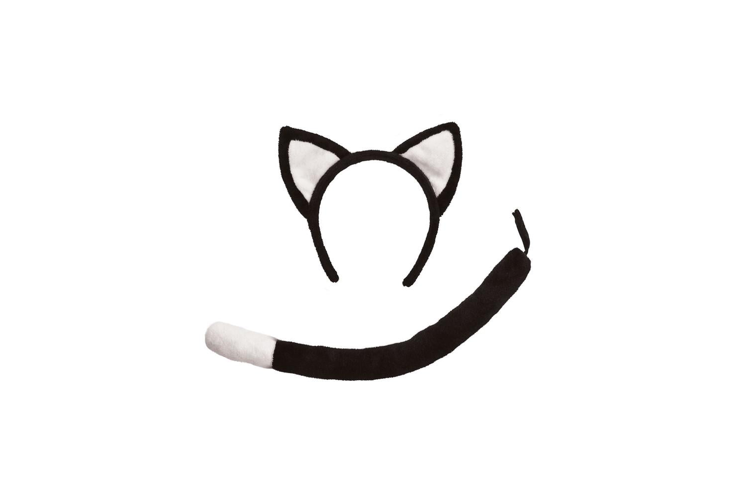 Rubies | Rb-ds156 | Black Cat Set (ears And Tail)-2