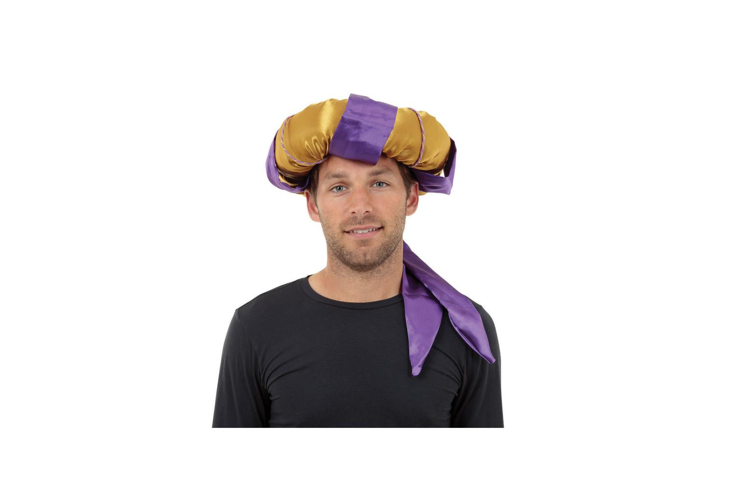Rubies | Rb-bh436 | Purple/gold Sultan Hat