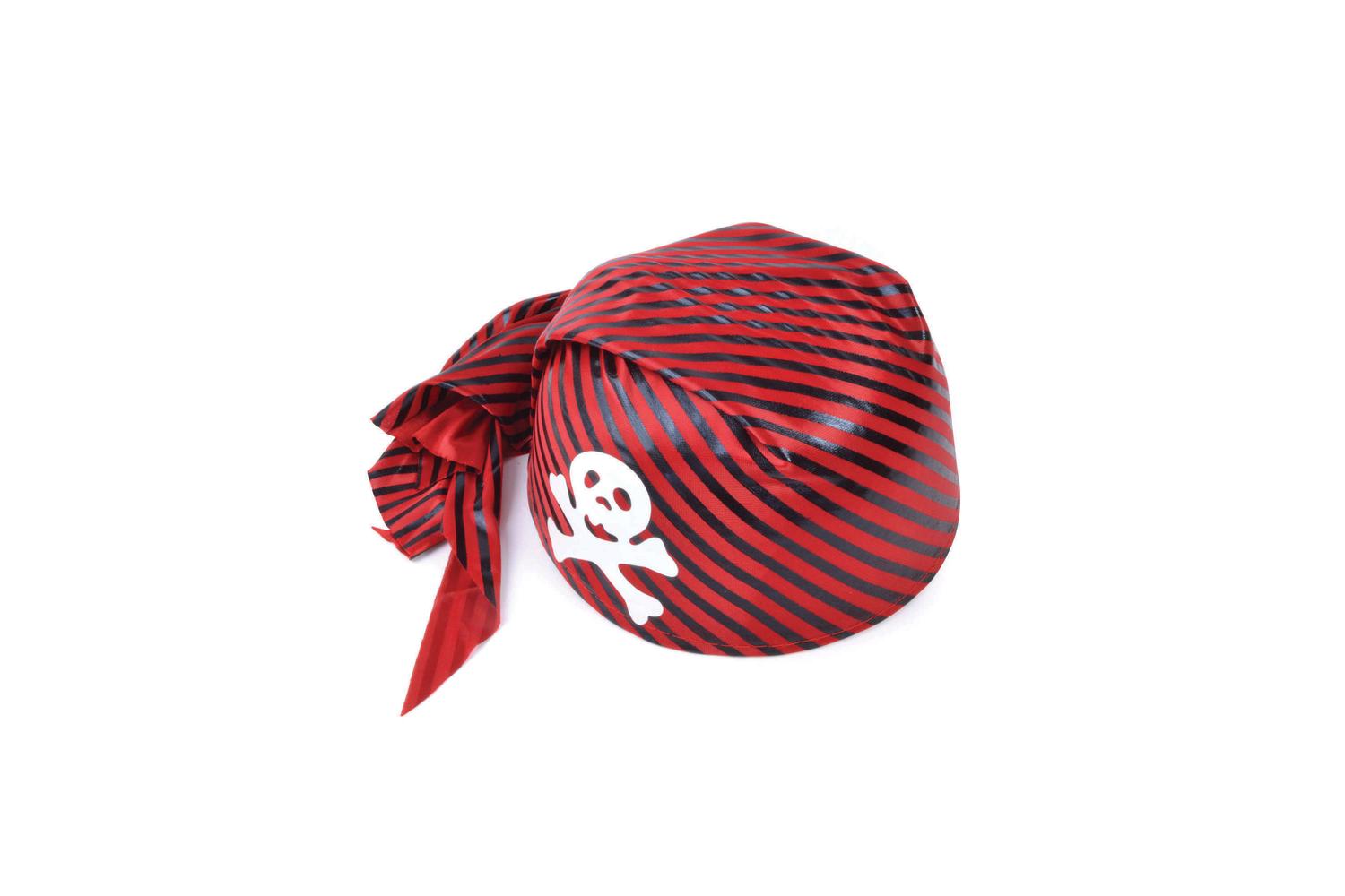 Rubies | Rb-bh440 | Pirate Skull Hat. Red/black