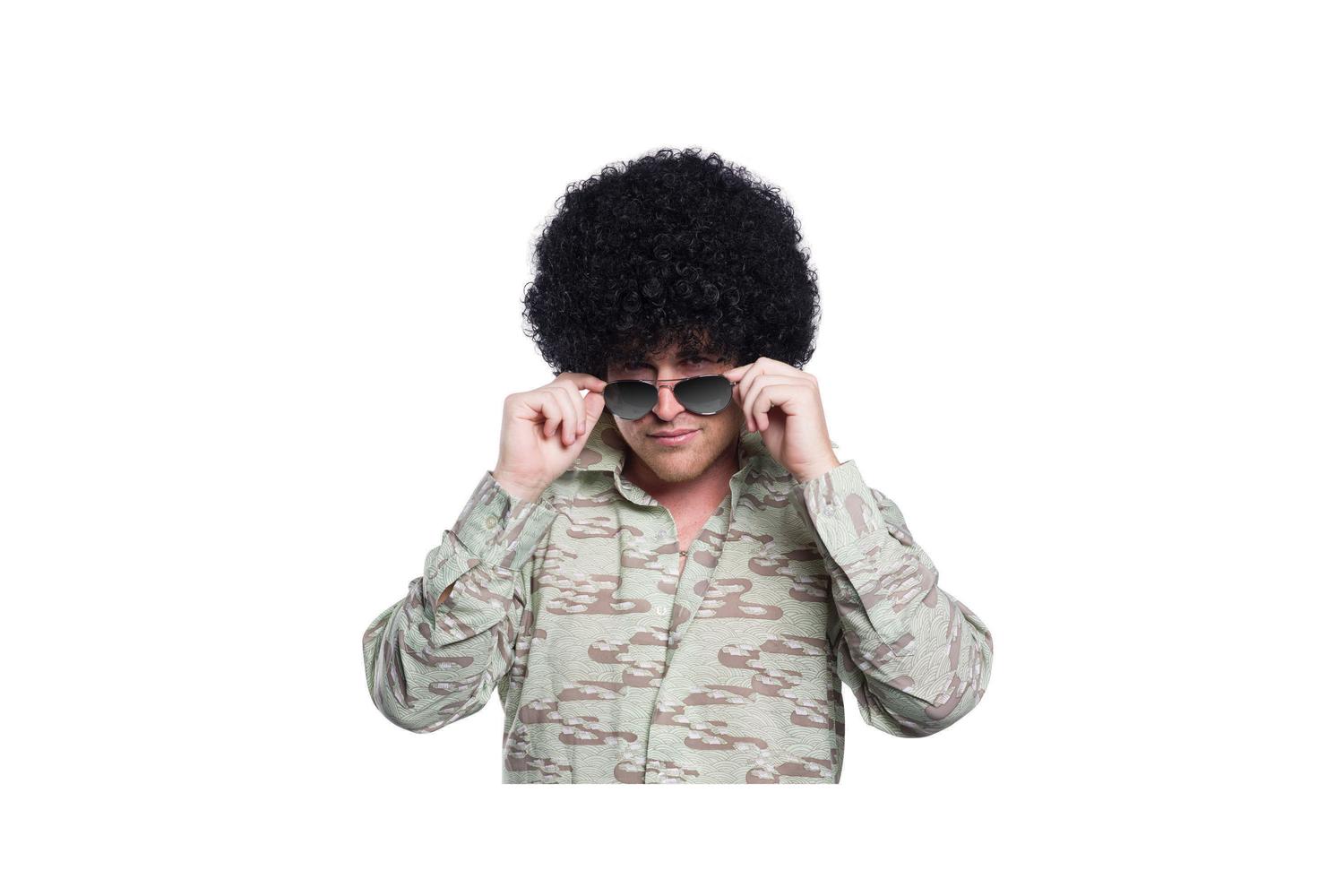 Rubies | Rb-bw074 | Jumbo Pop Black Afro Wig