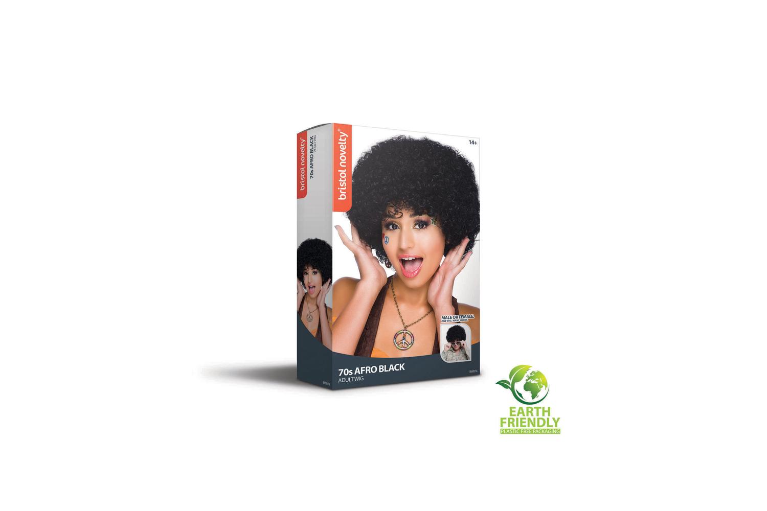 Rubies | Rb-bw074 | Jumbo Pop Black Afro Wig-2