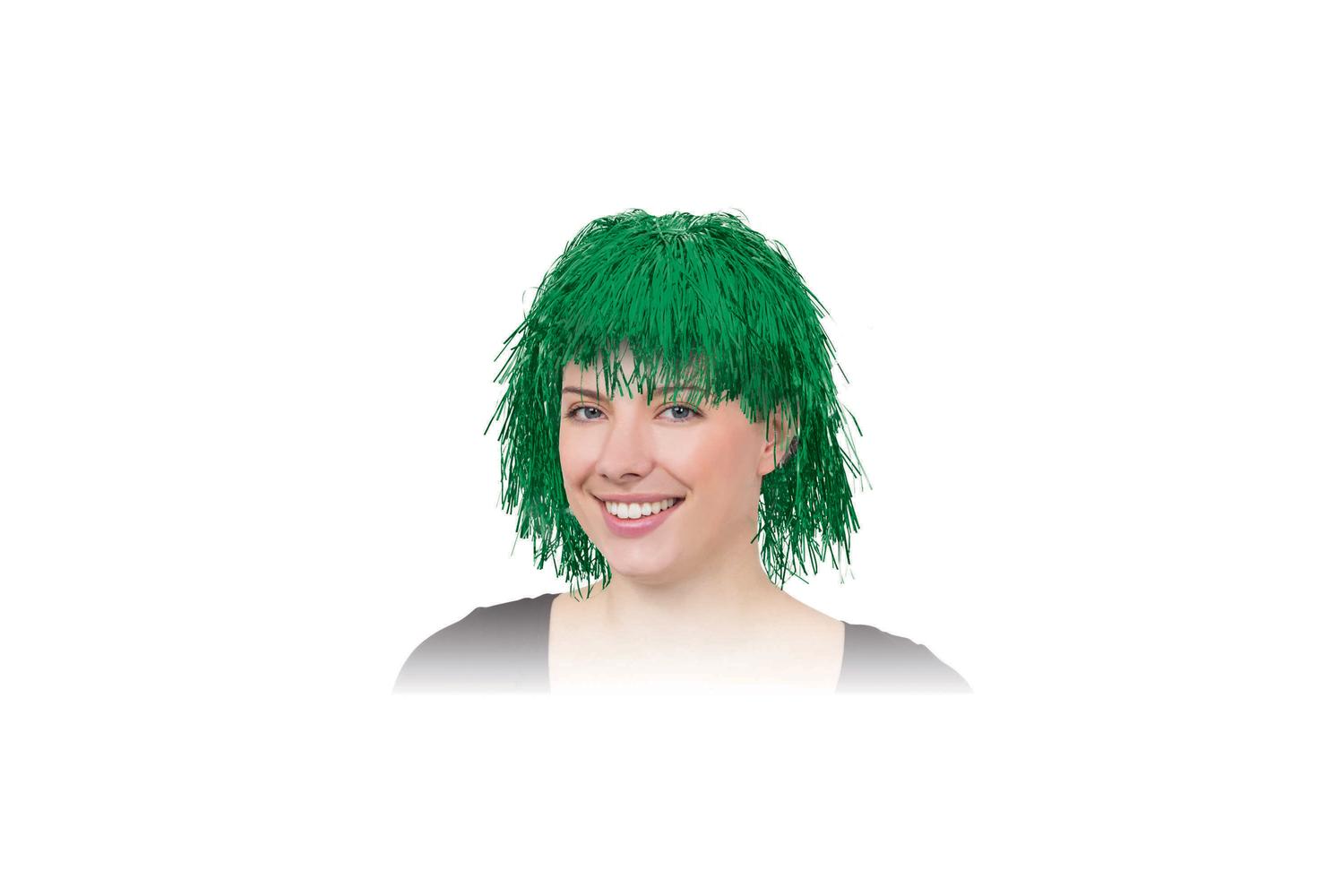 Rubies | Rb-bw133 | Long Green Tinsel Wig