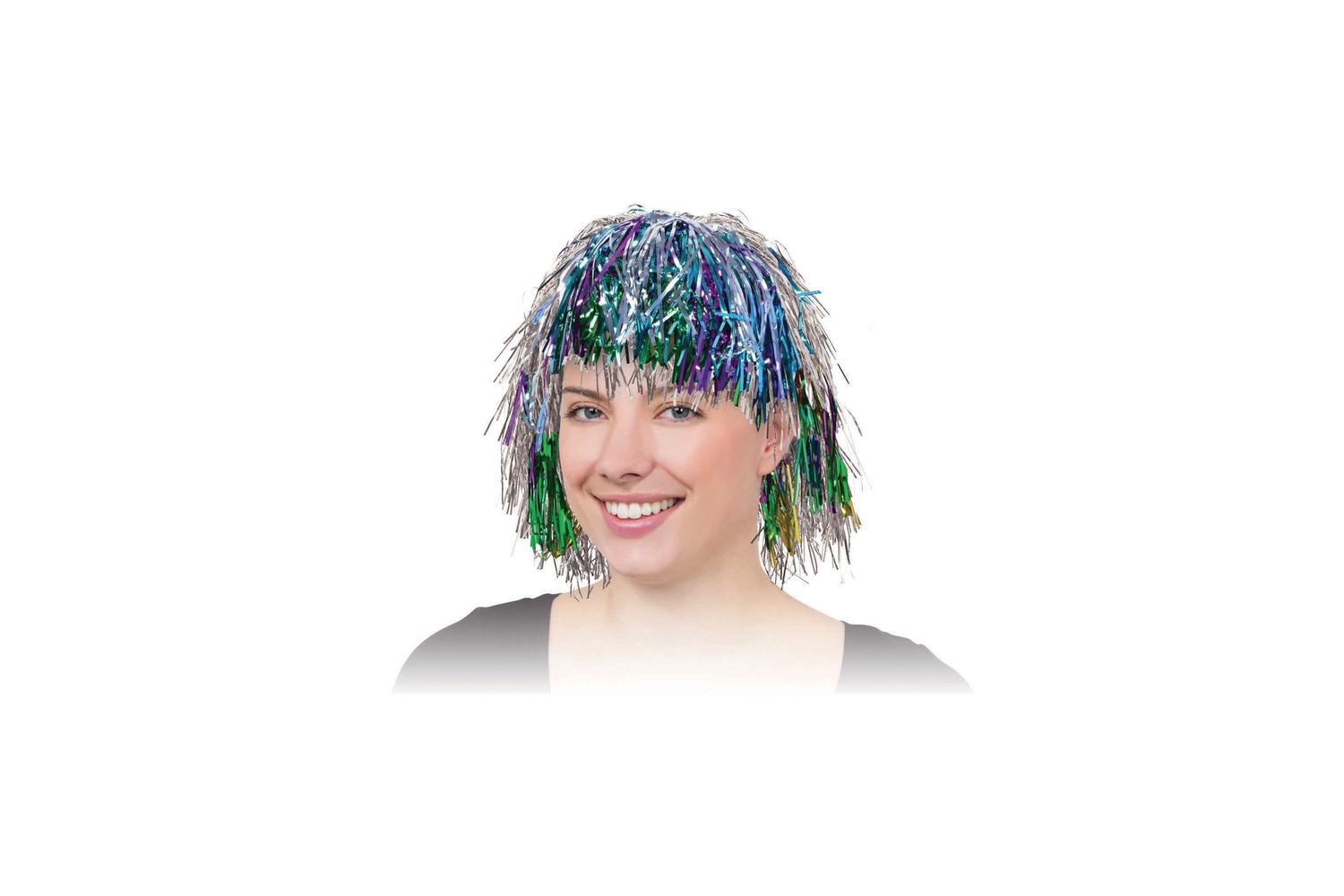 Rubies | Rb-bw135 | Long Multi Tinsel Wig