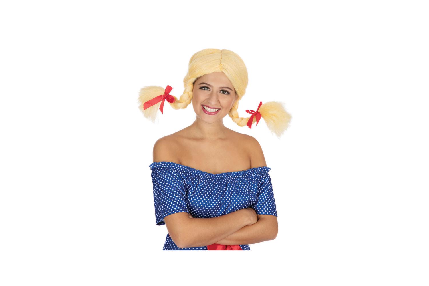 Rubies | Rb-bw355 | Pigtail Long Blonde Wig