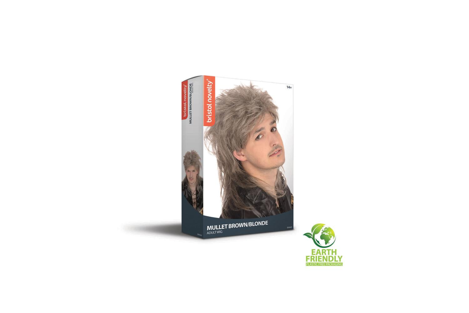 Rubies | Rb-bw449 | Mullet Deluxe Long Brown/blonde Wig-2